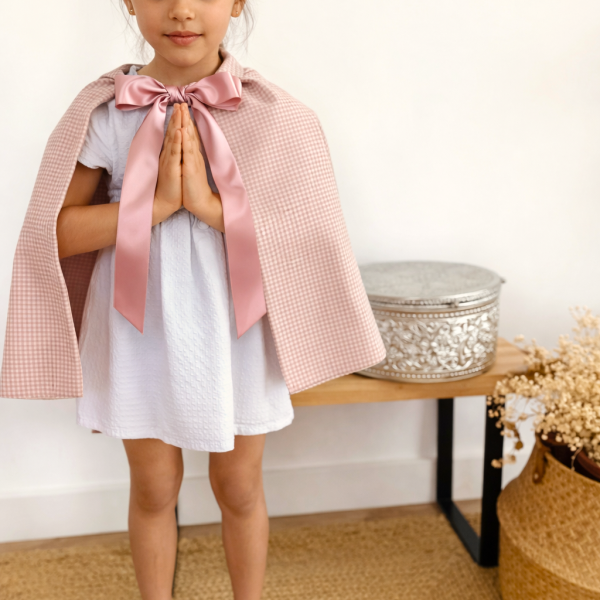 capa niña druida rosa nude