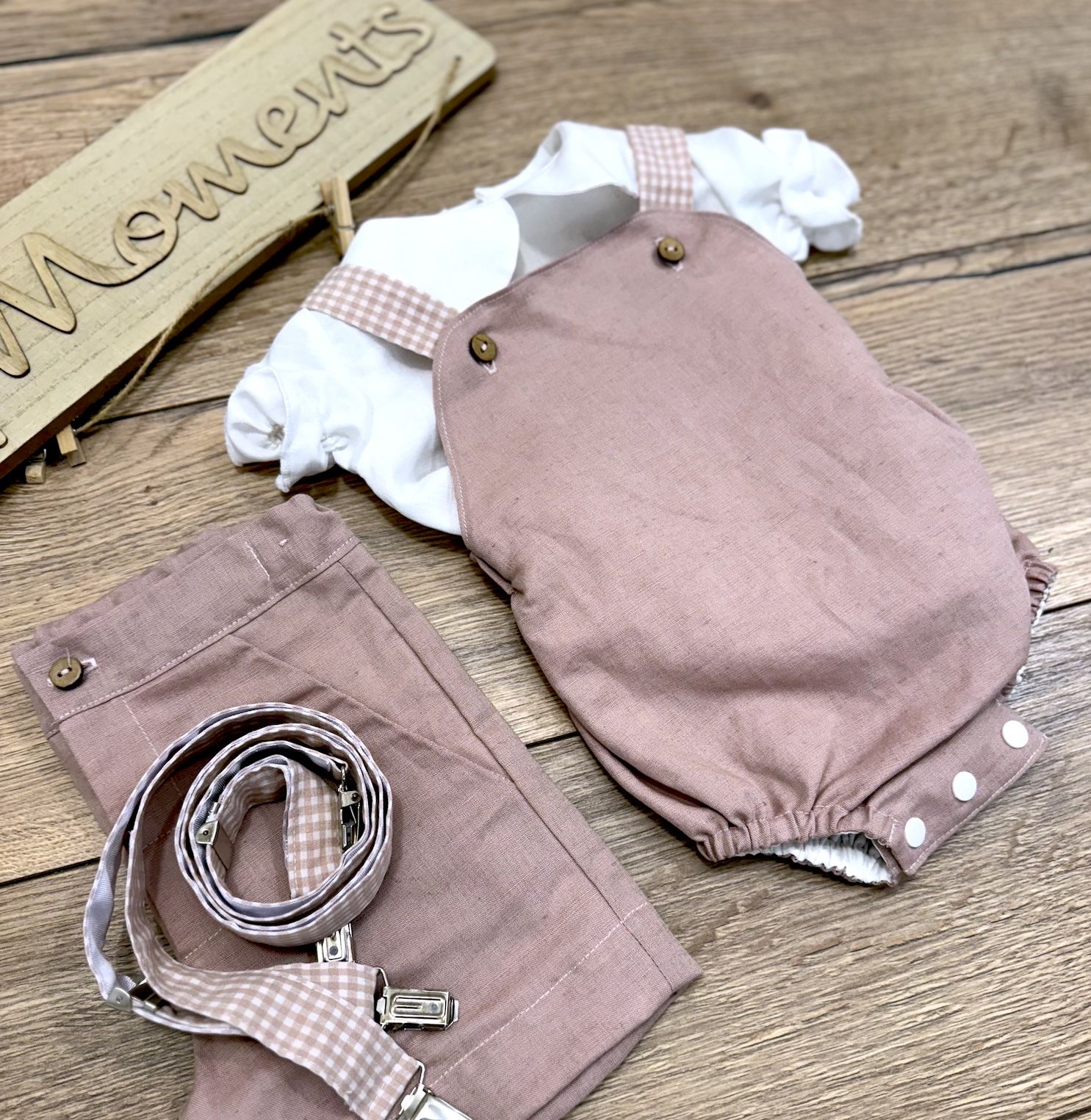 conjunto de bebe para ceremonias y niños arras