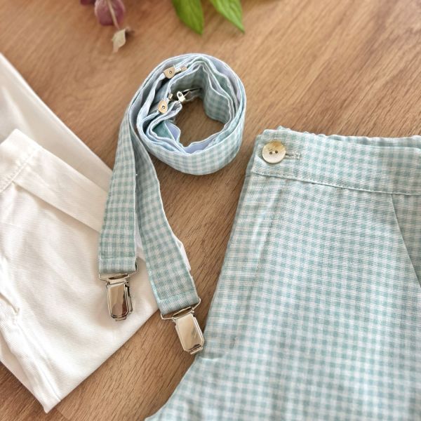 Tirantes Vichy verde agua