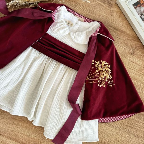 Capa cuello forro vichy