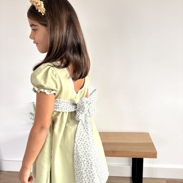 vestido lino niñas arras Lola Likes