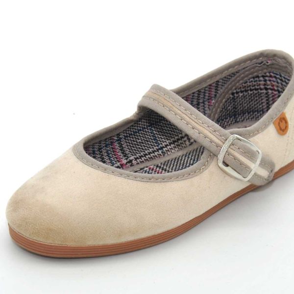 Merceditas beige La Cadena