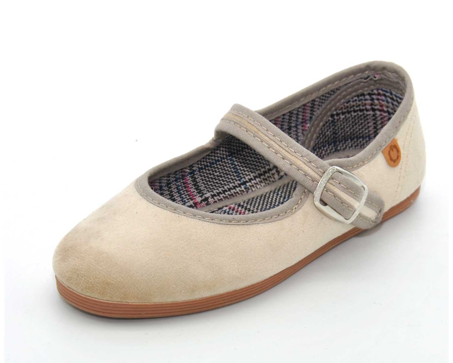 Merceditas beige La Cadena